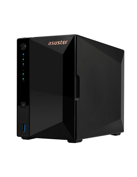 Asustor DRIVESTOR 2 Pro Gen2 AS3302T v2 NAS Realtek RTD1619B 2 GB DDR4 ADM Negro