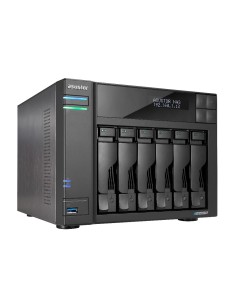 Asustor LOCKERSTOR 6 NAS Escritorio Intel® Celeron® N5105 8 GB DDR4 Unidad de disco duro ADM Negro