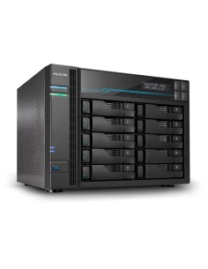 Asustor AS7110T servidor de almacenamiento NAS Escritorio Intel® Xeon® 8 GB DDR4 180 TB Unidad de disco duro Negro