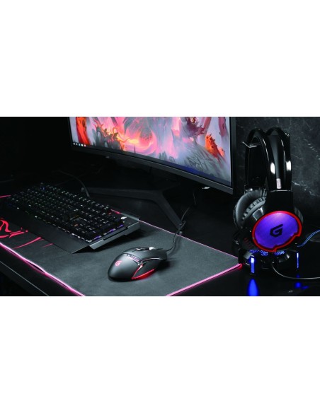 Conceptronic ATHAN U1 Auriculares Alámbrico Diadema Juego USB tipo A Negro