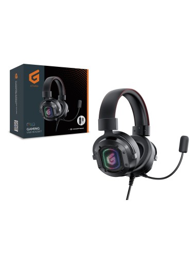 Conceptronic ATHAN02B auricular y casco Auriculares Alámbrico Diadema Juego USB tipo A Negro