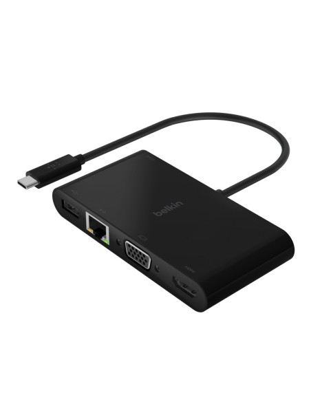 Belkin AVC004BTBK base para portátil y replicador de puertos USB 3.2 Gen 1 (3.1 Gen 1) Type-C Negro