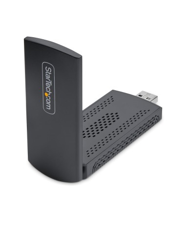 StarTech.com Adaptador USB Externo de Red Inalámbrica Wi-Fi 6E para Ordenador de Sobremesa o Portátil - NIC Inalámbrico de