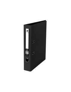 Liderpapel AY33 carpeta Cloruro de polivinilo (PVC) Negro Folio