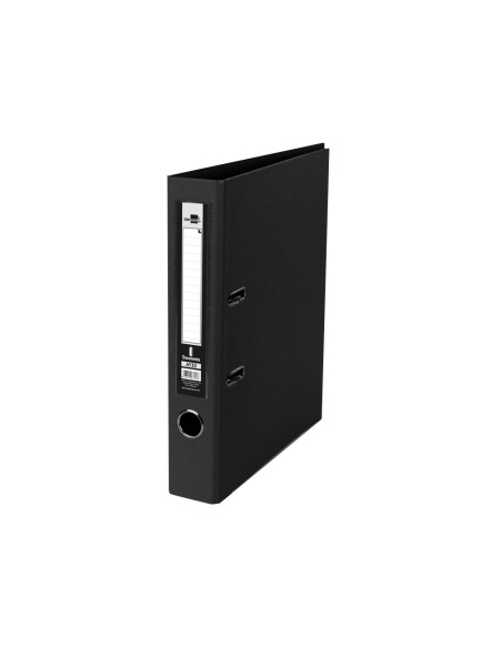 Liderpapel AY33 carpeta Cloruro de polivinilo (PVC) Negro Folio