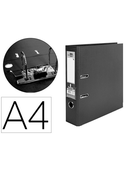 Liderpapel AZ26 carpeta Negro A4