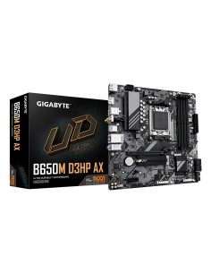 GIGABYTE B650M D3HP AX Placa base - AMD Ryzen serie 9000, VRM de 5+2+2 fases, hasta 8000 MHz DDR5 (OC), 2xPCIe 4.0 M.2, WIFI 2