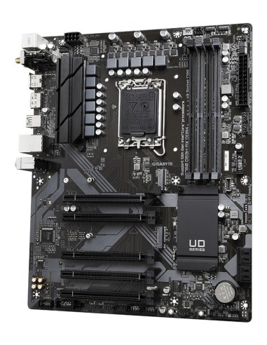 GIGABYTE B760 DS3H AX DDR4 Placa Base - Compatible con procesadores Intel Core de 14ª generación, VRM digital de 8+2+1 fases,