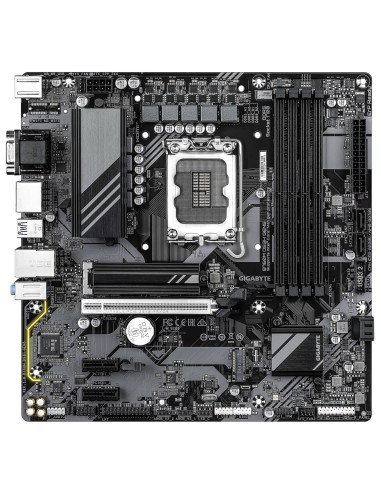 GIGABYTE B760M DS3H GEN5 Placa Base – Compatible con CPUs Intel Core 14ª generación, VRM digital de 6+2+1 fases, hasta 5600 MHz