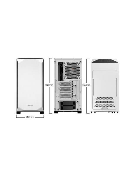 be quiet! BGW35 carcasa de ordenador Midi Tower Blanco