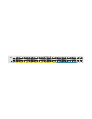 Cisco Catalyst C1300-48MGP-4X switch Gestionado L2 L3 Gigabit Ethernet (10 100 1000) Energía sobre Ethernet (PoE) Gris