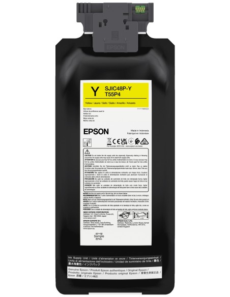 Epson SJIC48P-Y cartucho de tinta 1 pieza(s) Original Amarillo