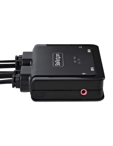 StarTech.com C2-H46-UAC-CBL-KVM interruptor KVM Negro