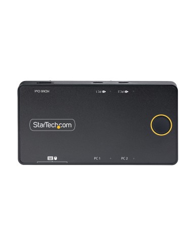 StarTech.com C2-H46-UC2-PD-KVM interruptor KVM Negro