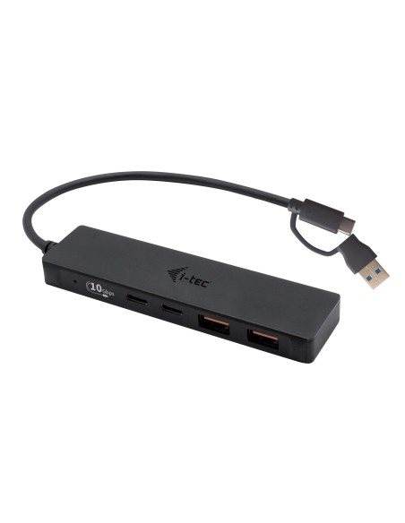 i-tec Metal USB-A USB-C HUB 2x USB 3.0 + 2x USB-C (10 Gbps)