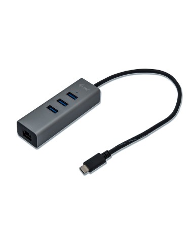 i-tec Metal USB-C HUB 3 Port + Gigabit Ethernet Adapter