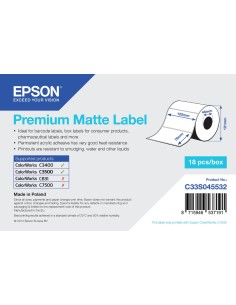 Epson Premium Matte Label - Die-cut Roll  102mm x 76mm, 440 labels 2