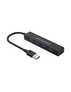 Conceptronic C4PUSB3 hub de interfaz USB 3.2 Gen 1 (3.1 Gen 1) Type-A 5000 Mbit s Negro 2