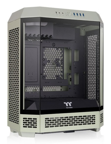 Thermaltake CA-1Z1-00MEWN-00 carcasa de ordenador Midi Tower Verde claro