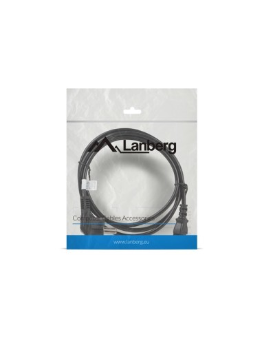 Lanberg CA-C13C-11CC-0018-BK cable de transmisión Negro 1,8 m C13 acoplador CEE7 7