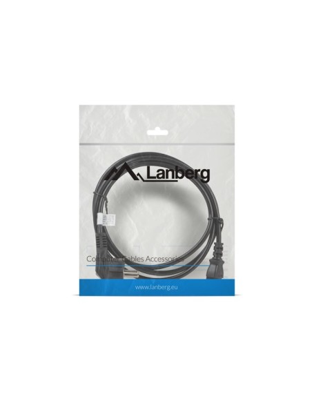 Lanberg CA-C13C-11CC-0018-BK cable de transmisión Negro 1,8 m C13 acoplador CEE7 7