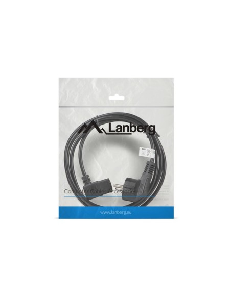 Lanberg CA-C13C-12CC-0018-BK cable de transmisión Negro 2 m C13 acoplador CEE7 7