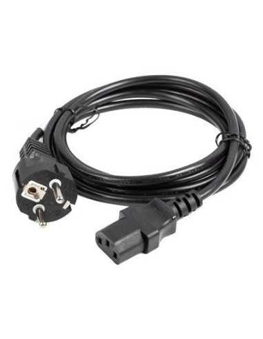 Lanberg CA-C13C-15CC-0018-BK cable de transmisión Negro 1,8 m C13 acoplador CEE7 7