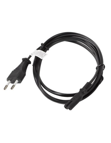 Lanberg CA-C7CA-10CC-0030-BK cable de transmisión Negro 3 m C7 acoplador CEE7 16