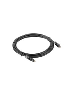 Lanberg CA-TOSL-10CC-0010-BK Cable de fibra óptica e InfiniBand 1 m Toslink Negro