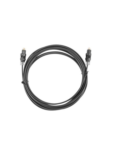 Lanberg CA-TOSL-10CC-0030-BK Cable de fibra óptica e InfiniBand 3 m Toslink Negro