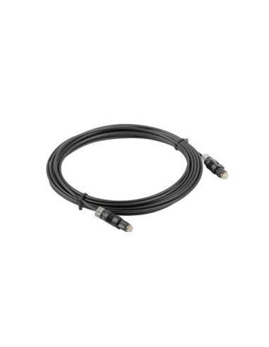 Lanberg CA-TOSL-10CC-0030-BK Cable de fibra óptica e InfiniBand 3 m Toslink Negro