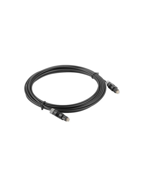 Lanberg CA-TOSL-10CC-0030-BK Cable de fibra óptica e InfiniBand 3 m Toslink Negro