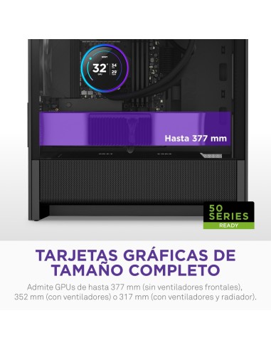 NZXT H9 H3 Flow Midi Tower Negro