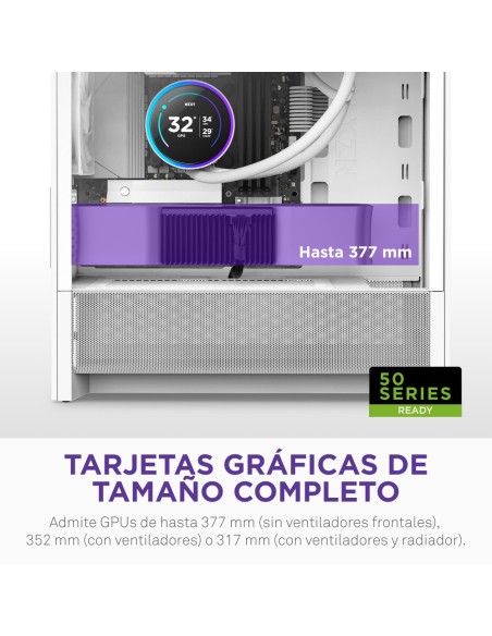 NZXT H9 H3 Flow Midi Tower Blanco