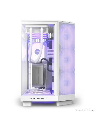NZXT H6 Flow RGB Midi Tower Blanco