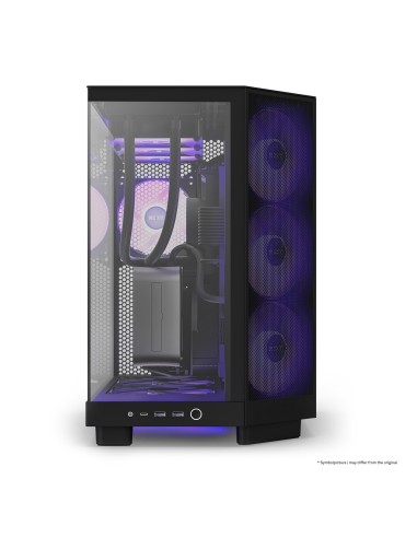 NZXT H6 Flow RGB Midi Tower Negro