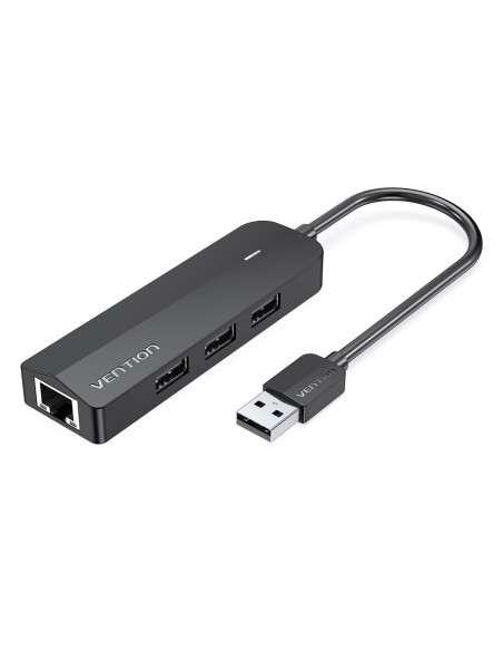 Vention Docking USB 2.0 CHPBB  3xUSB  1xMicro USB  1xRJ45  Negro