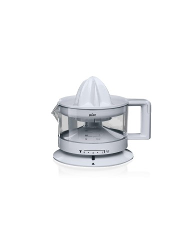 Braun TributeCollection CJ 3000 prensa de cítricos eléctricos 0,35 L 20 W Transparente, Blanco