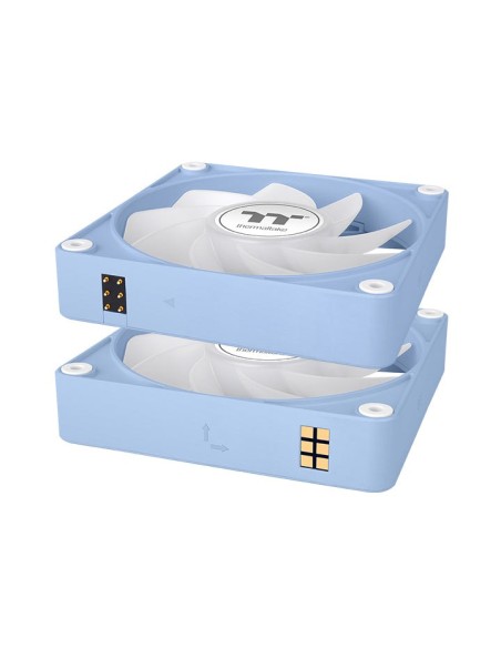 Thermaltake CL-F198-PL12BU-A sistema de refrigeración para ordenador Carcasa del ordenador Ventilador 12 cm Azul 3 pieza(s)