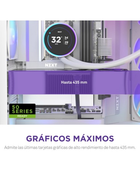 NZXT H9 Flow RGB Midi Tower Blanco