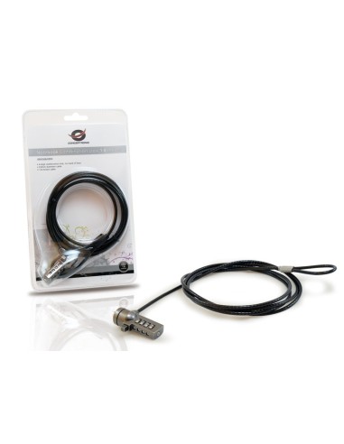Conceptronic CNBCOMLOCK18 cable antirrobo Negro 1,8 m