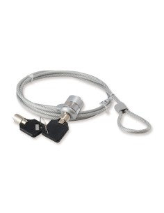 Conceptronic CNBSLOCK15 cable antirrobo Plata 1,5 m