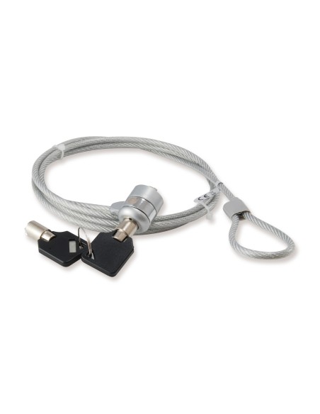 Conceptronic CNBSLOCK15 cable antirrobo Plata 1,5 m