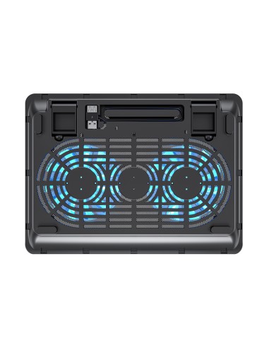 Conceptronic CNBCOOLPAD2F almohadilla fría 39,6 cm (15.6") 1000 RPM Negro