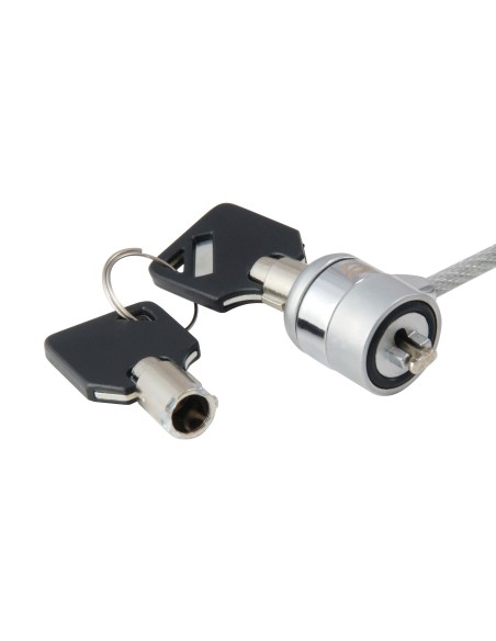 Conceptronic CNBSLOCK15 cable antirrobo Plata 1,5 m