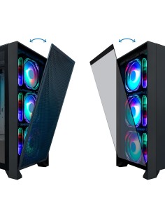 CoolBox GAMING CAJA ATX GE2000 DUALVIEW USB-C 3.2 GEN1 + 4 VENT.ARGB FRONTAL CRISTAL REJILLA 2