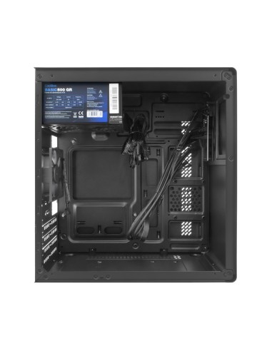 CoolBox CAJA MATX M640C USB-C 3.2 GEN1 FULLMETAL BASIC500GR 500W + 1 VENT. 90MM