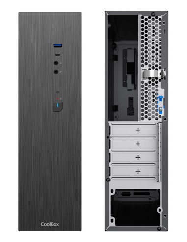 CoolBox CAJA MATX SLIM T370 USB-C 3.2 GEN1 FTE.300TBZ 300W 80+BRONZE