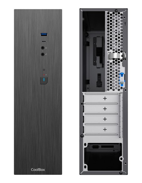 CoolBox CAJA MATX SLIM T370 USB-C 3.2 GEN1 FTE.300TBZ 300W 80+BRONZE