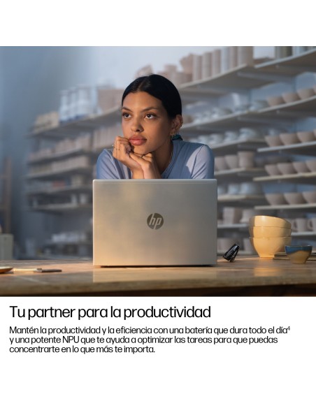 HP ProBook 4 G1q 14 inch Notebook Next Gen AI PC Wolf Pro Security Edition Copilot+ PC Qualcomm Snapdragon X1-26-100 35,6 cm